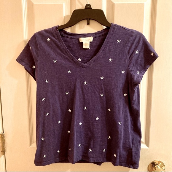 Cynthia Rowley Tops - Cynthia Rowley Women's Blue Star Print Top